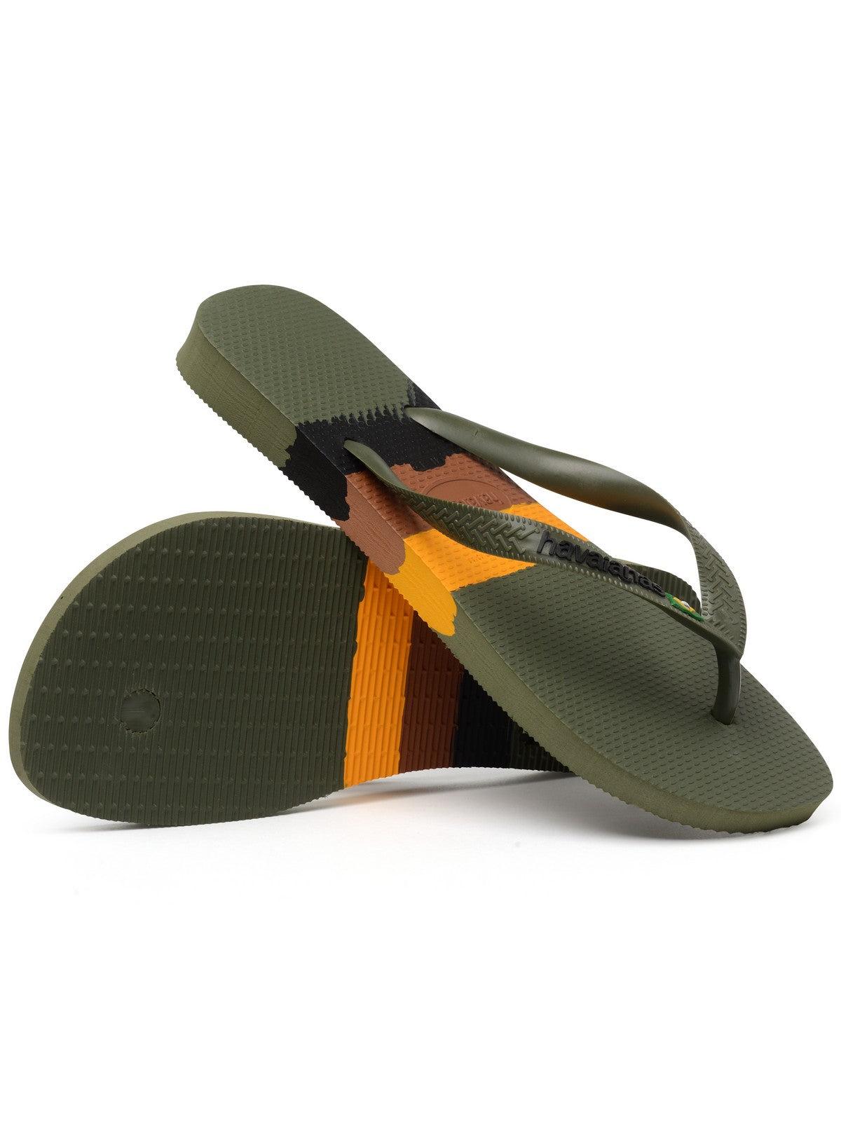 HAVAIANAS Infradito Unisex adulto Hav. Brasil Tech 4147239.0869 Verde - Stilato