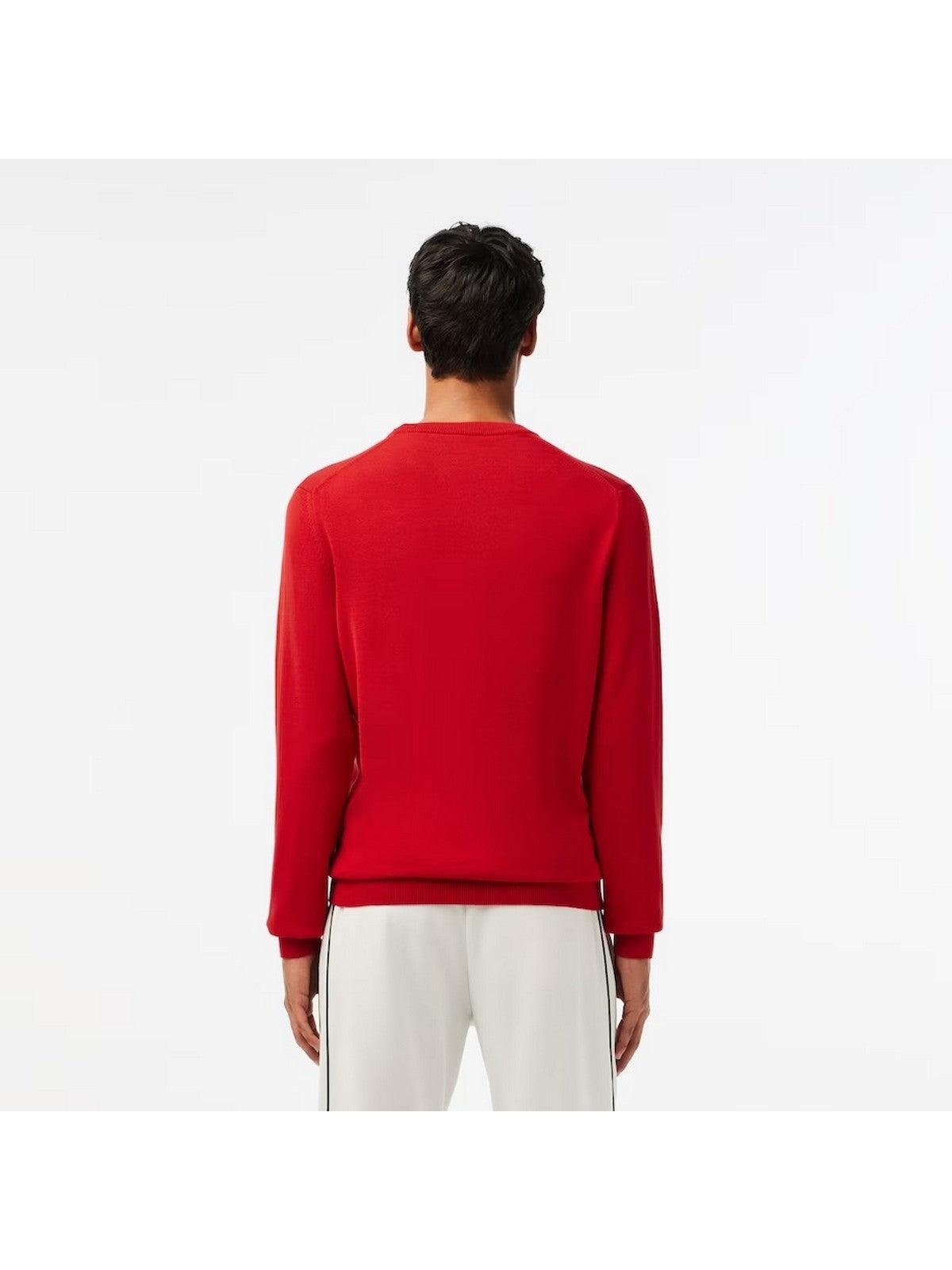 LACOSTE Maglione Uomo AH1985 240 Rosso - Stilato