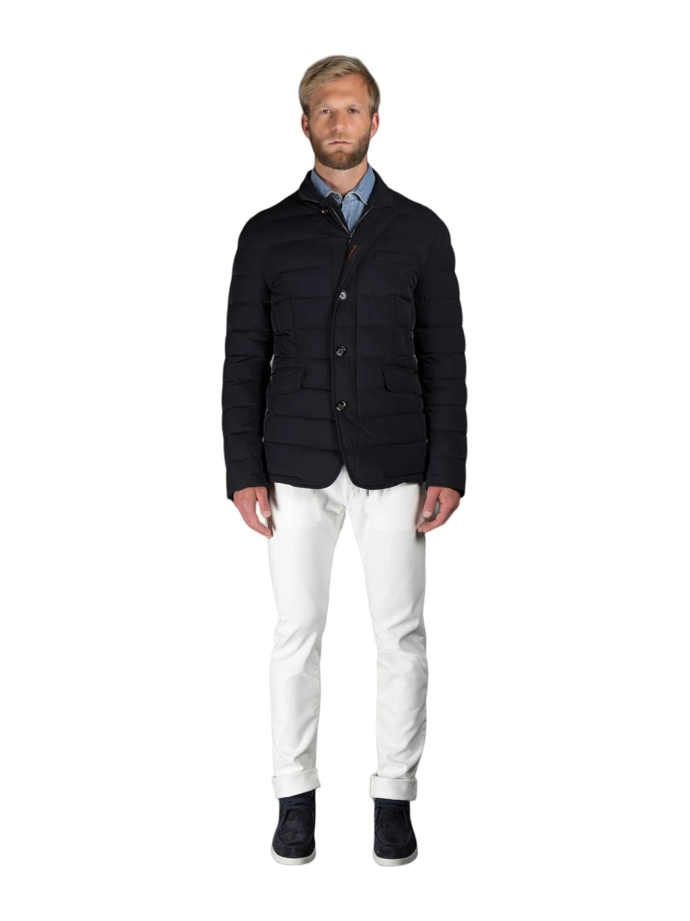 MOORER Giubbino Uomo Zayn-kn MOUGI100307 U0402 Blu - Stilato