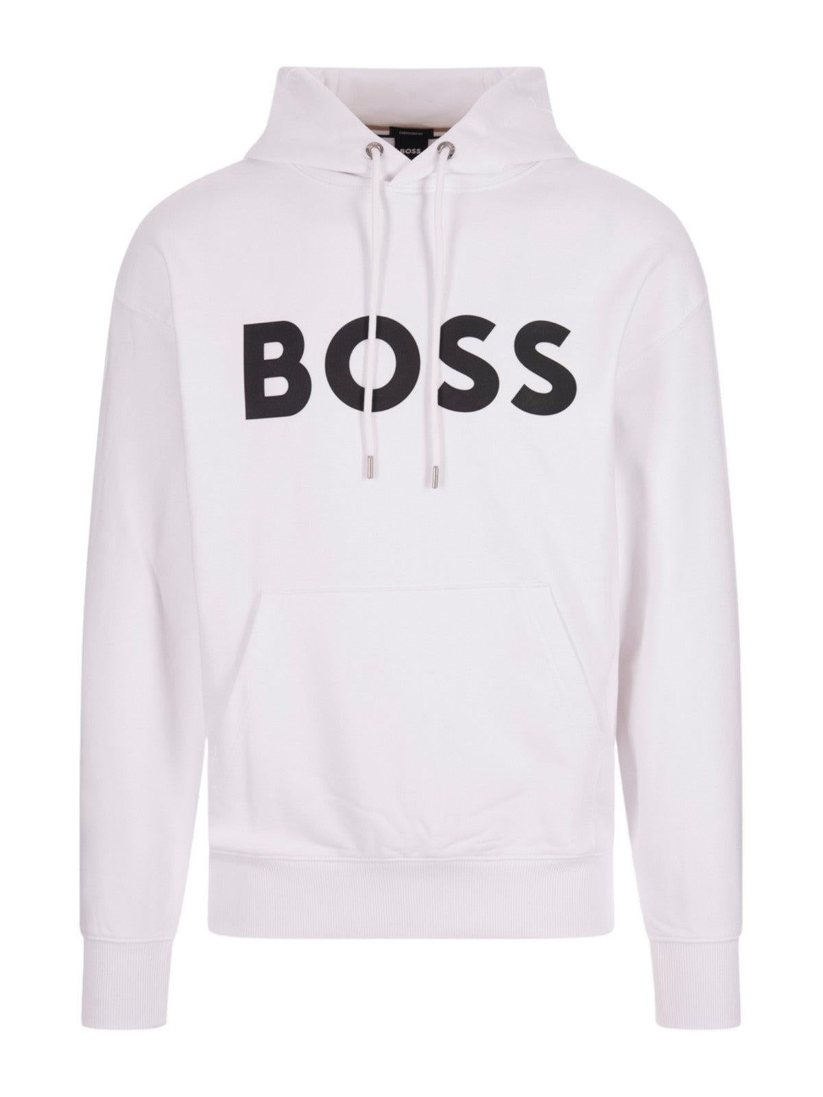 HUGO BOSS Men s Sweatshirt 50496661 100 White Stilato