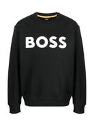 HUGO BOSS Felpa Uomo 50496642 001 Nero - Stilato