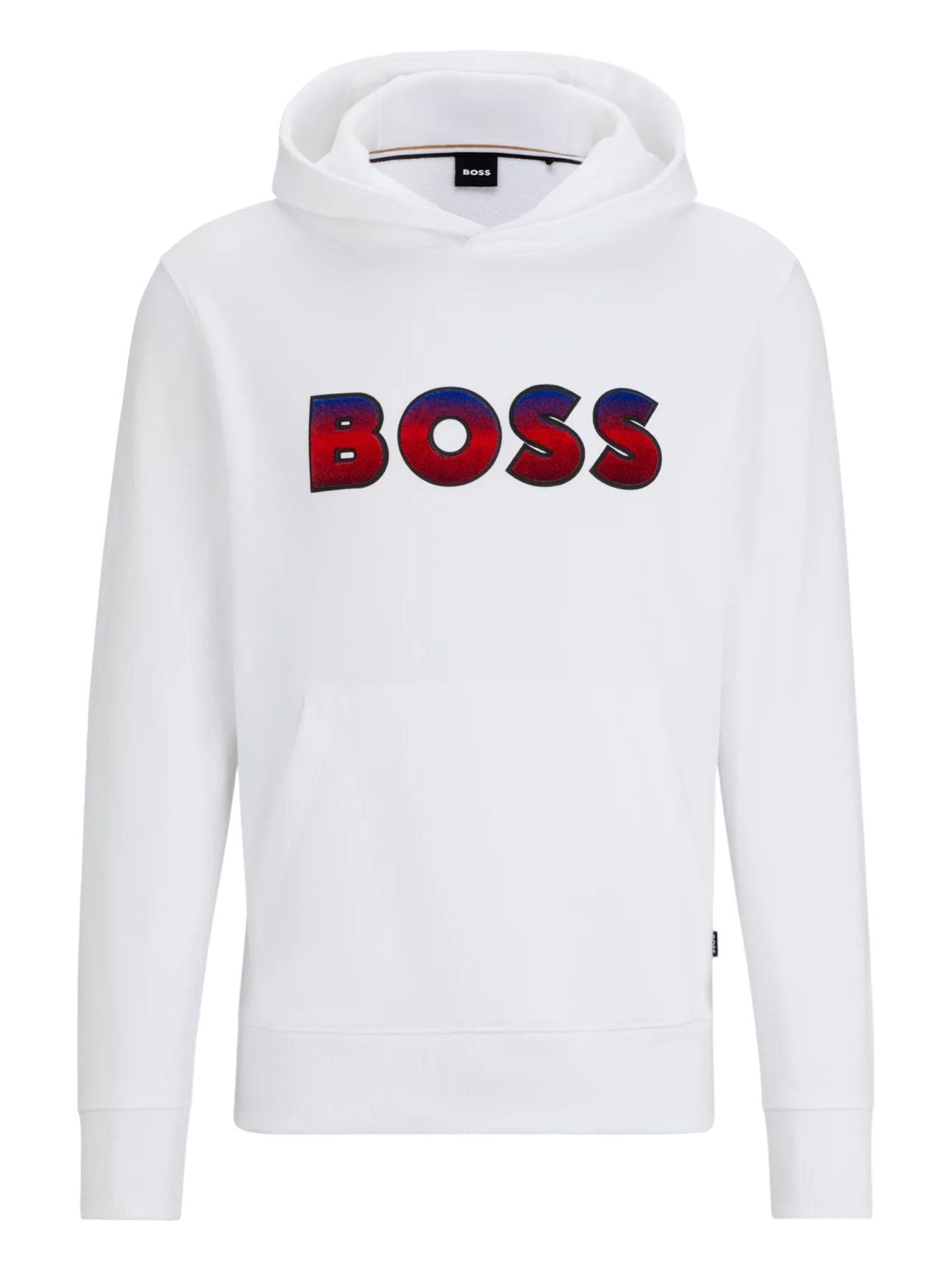 HUGO BOSS Men s Sweatshirt 50499560 100 White Stilato