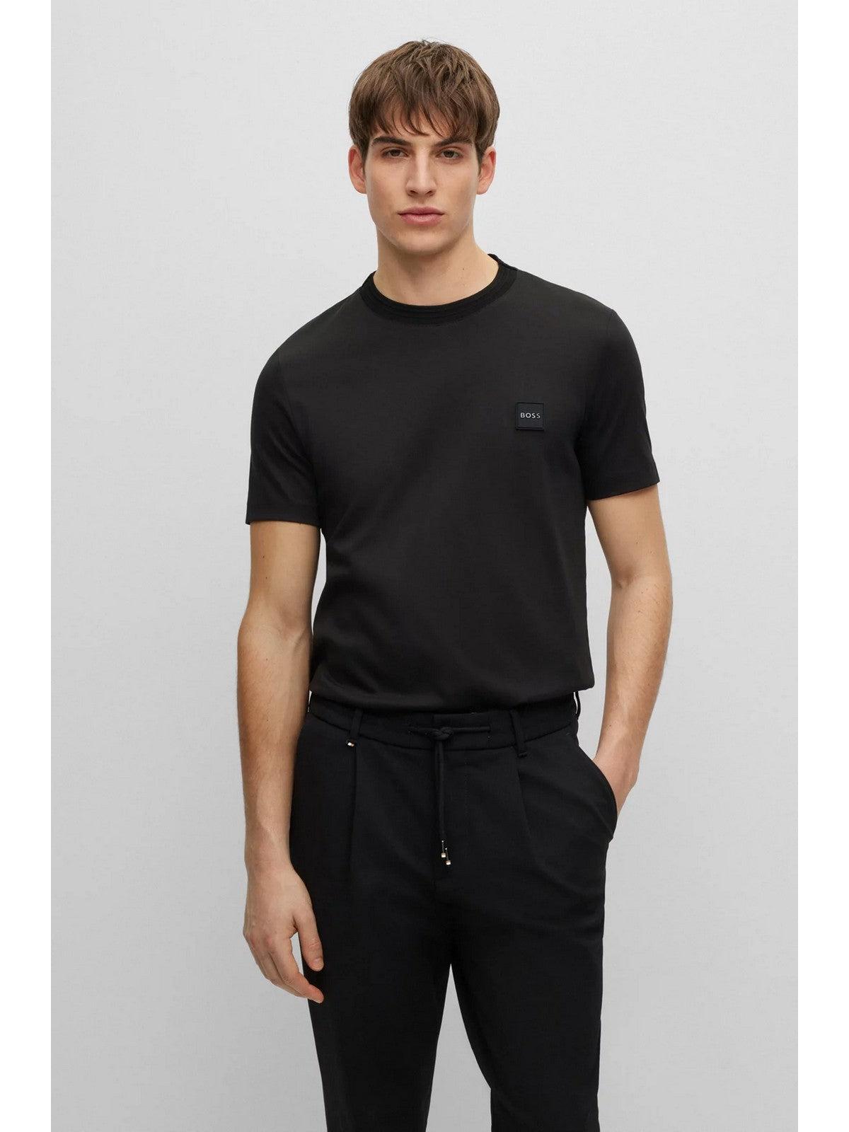 HUGO BOSS T-Shirt e Polo Uomo 50485158 002 Nero - Stilato