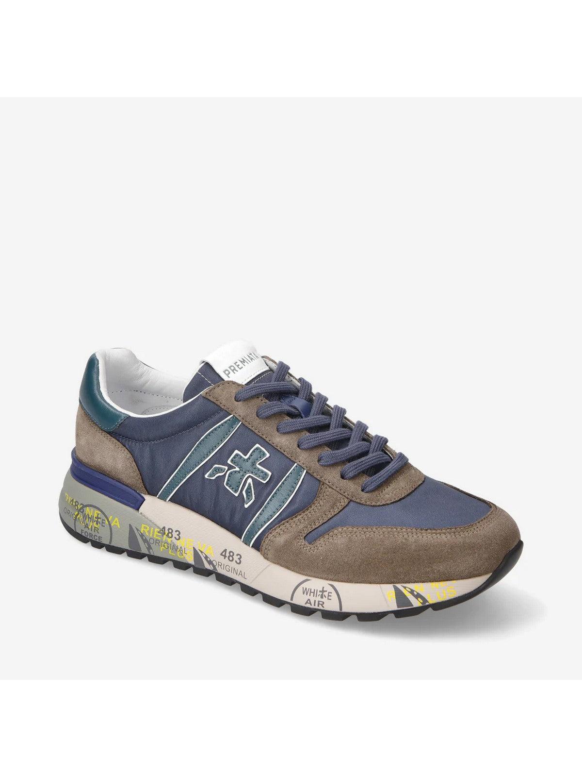 PREMIATA Sneaker Uomo LANDER VAR 6400 Blu - Stilato