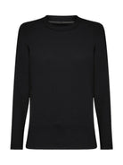 RRD Maglione Donna WES533 10 Nero - Stilato