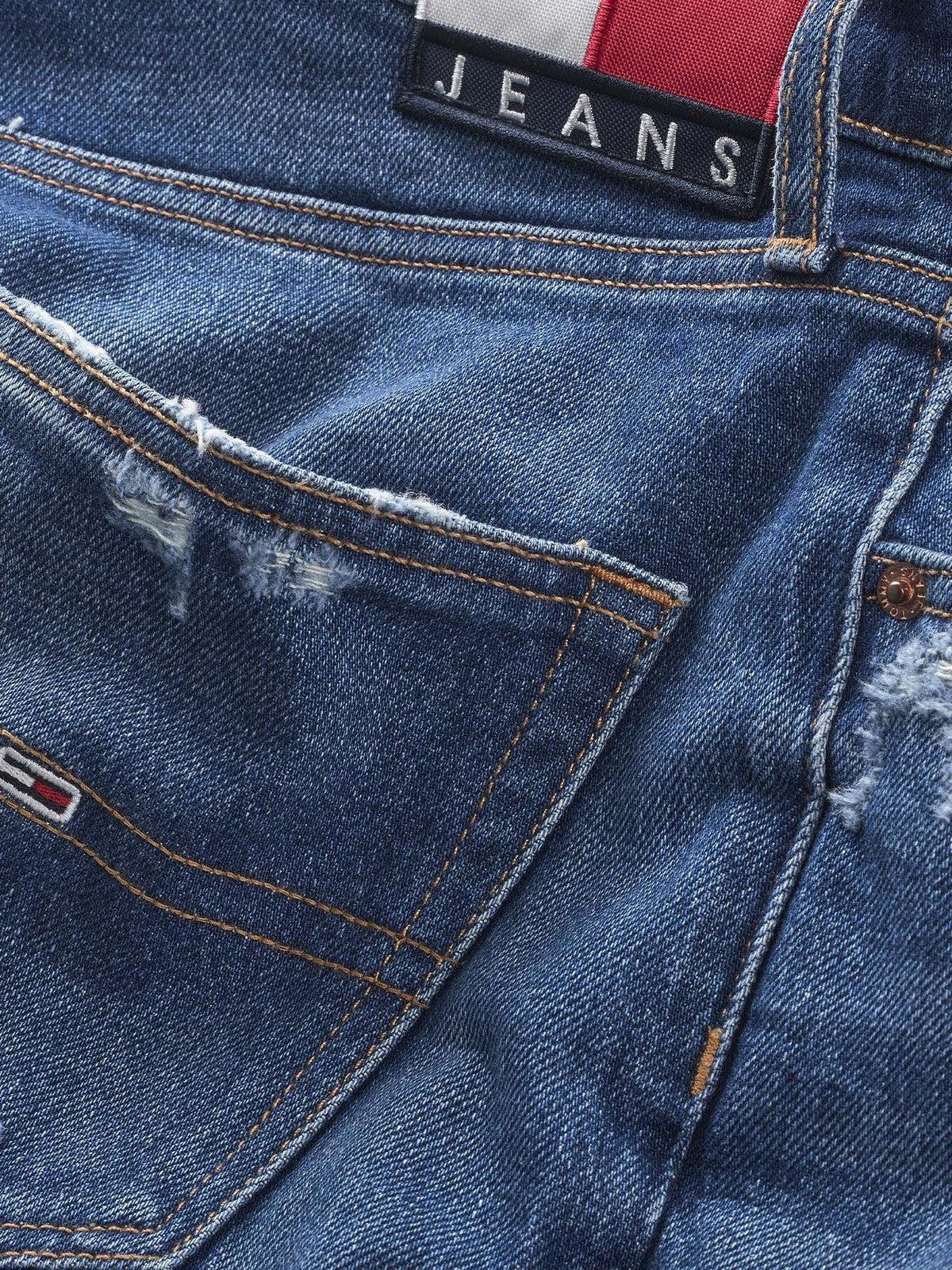TOMMY HILFIGER Jeans Uomo DM0DM17446 1BK Blu - Stilato
