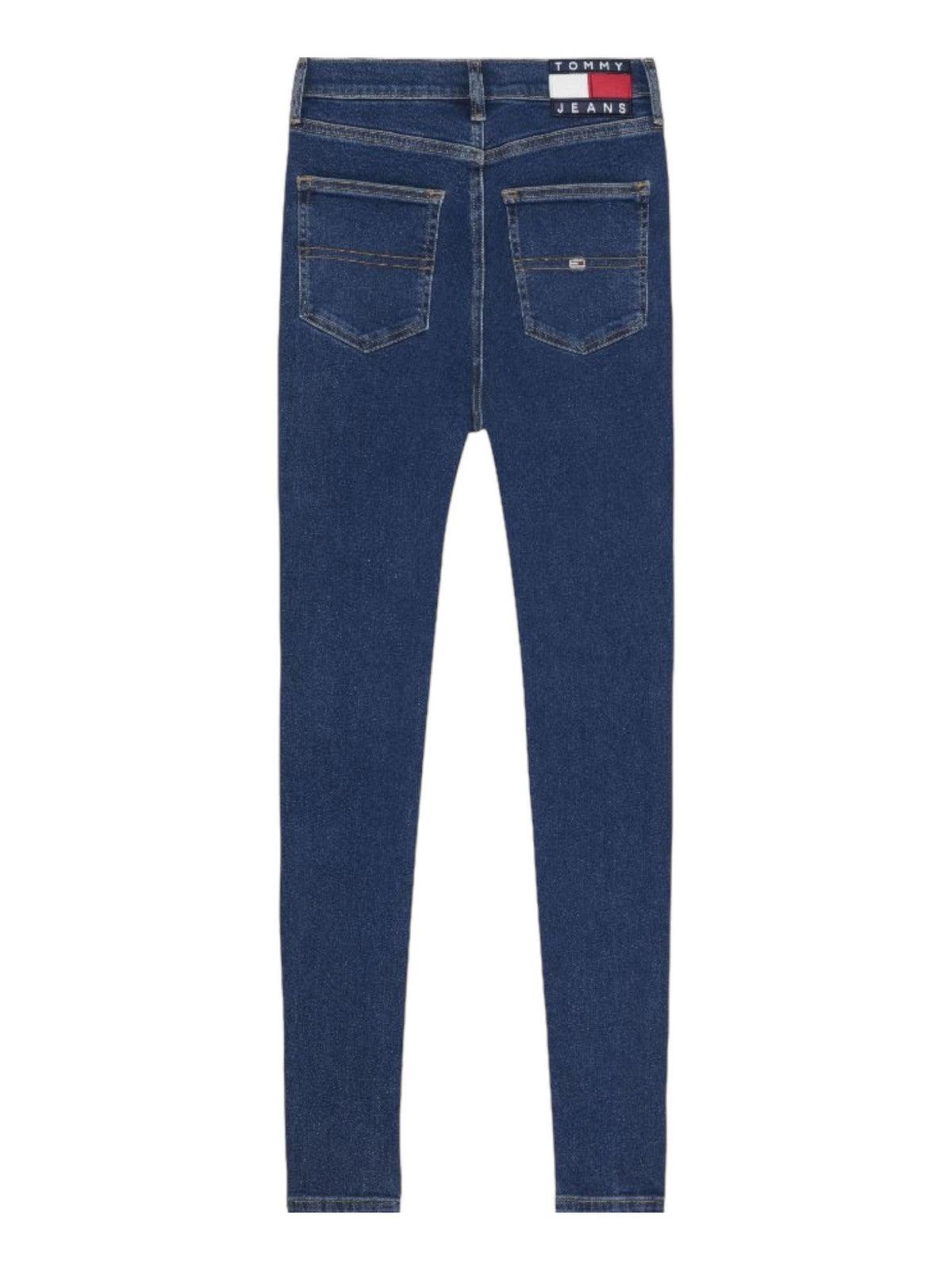TOMMY HILFIGER Jeans Donna DW0DW16010 1BK Blu - Stilato