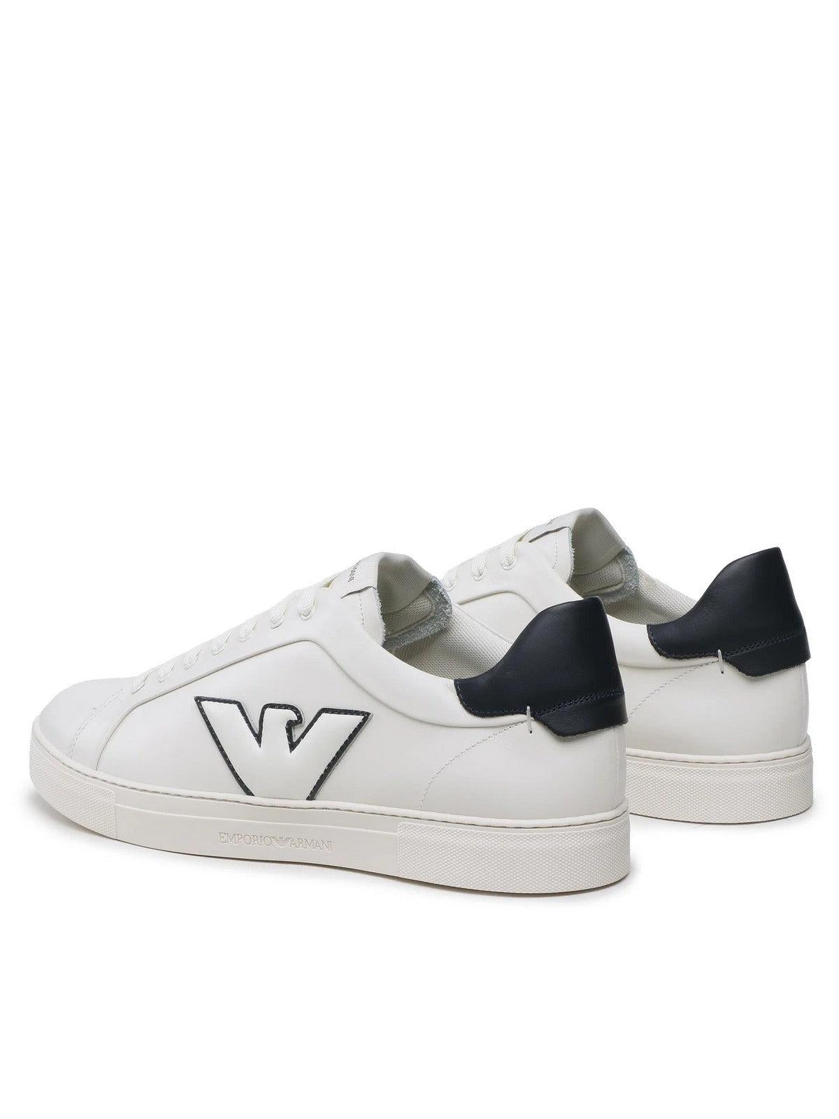 EMPORIO ARMANI 男士运动鞋X4X598 XN633 N481 白色– Stilato