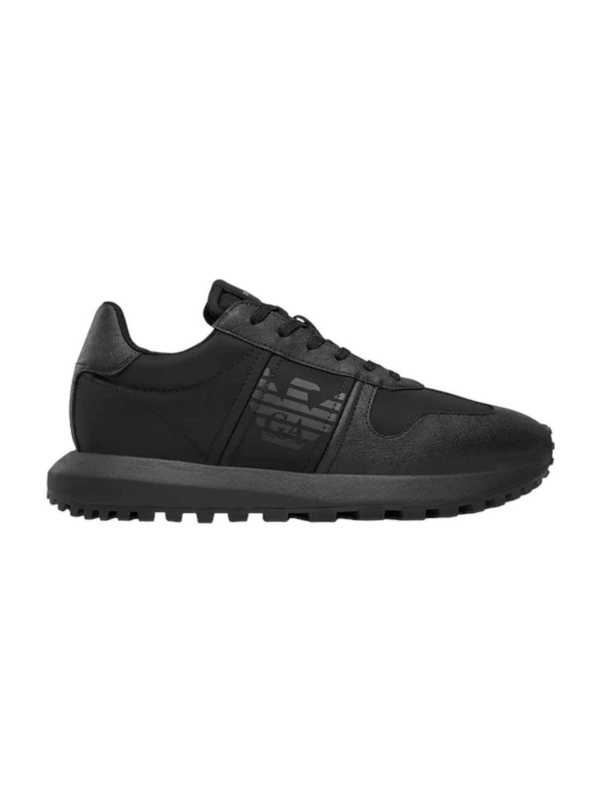 Armani sneakers nero best sale