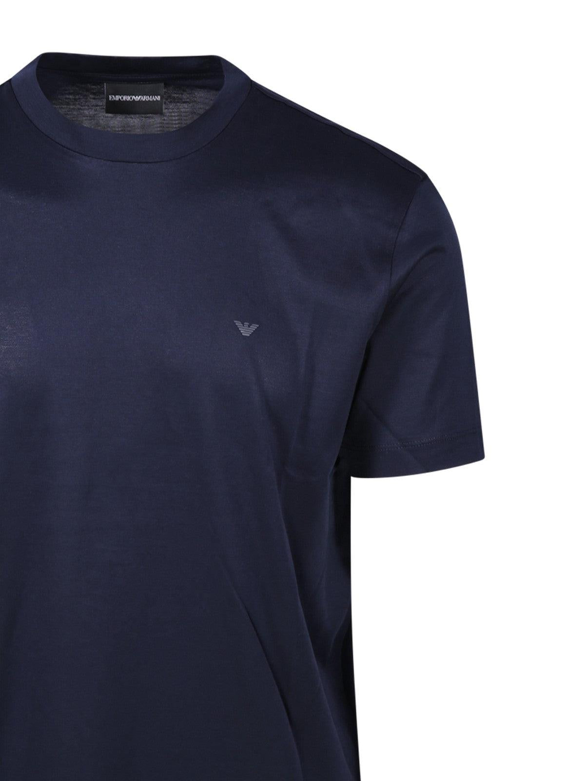 EMPORIO ARMANI T-Shirt e Polo Uomo 6R1T69 1JUVZ 09B3 Blu - Stilato