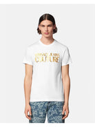 VERSACE JEANS COUTURE T-Shirt e Polo Uomo 75GAHT01 CJ00T G03 Bianco - Stilato