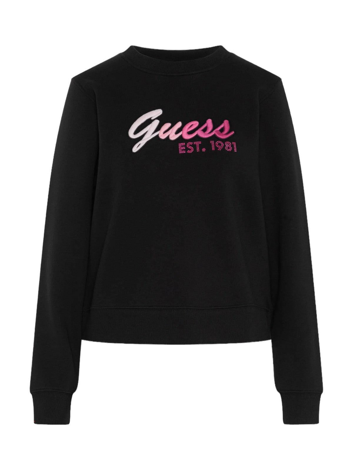 GUESS Felpa Donna W3YQ11 K9Z21 JBLK Nero - Stilato