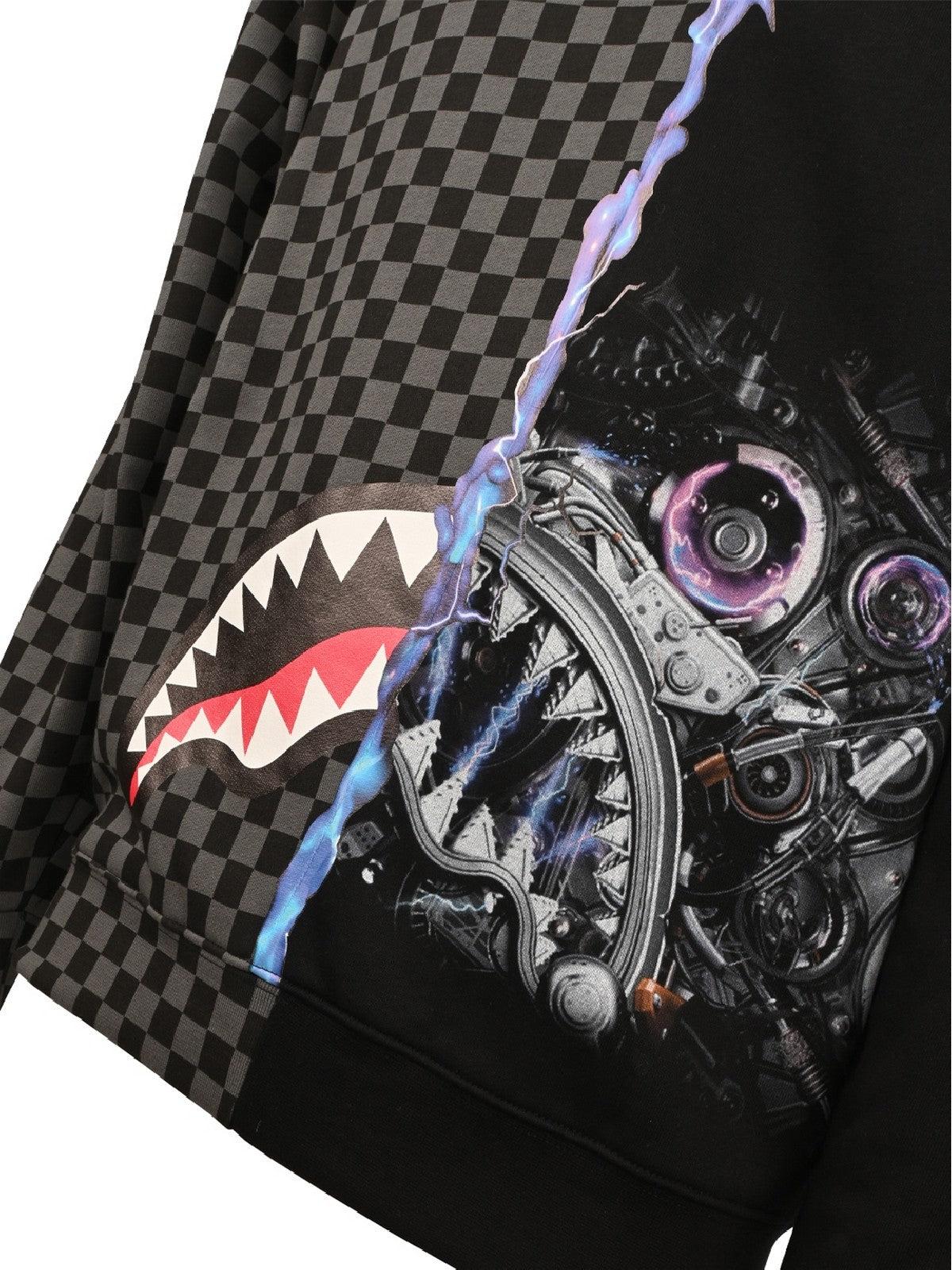 SPRAYGROUND Felpa Uomo SP367 Nero - Stilato