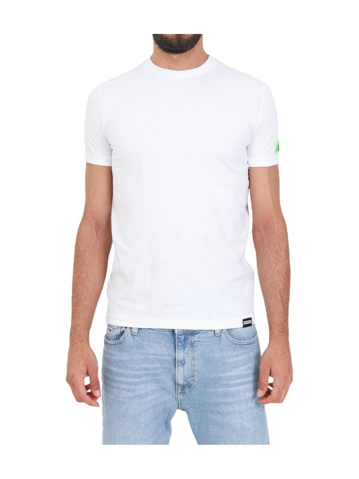 DSQUARED2 T-Shirt e Polo Uomo D9M204720 113 Bianco - Stilato