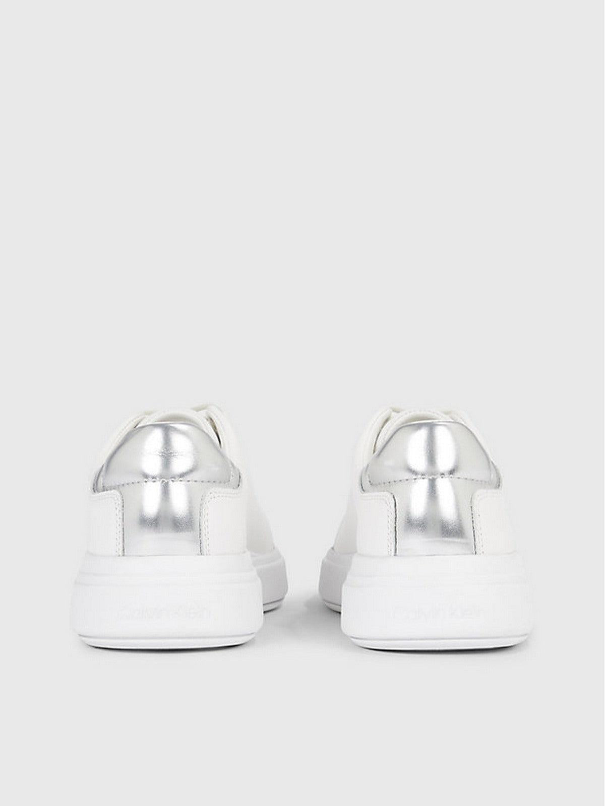 Calvin klein fashion silver sneakers