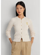 LAUREN RALPH LAUREN Cardigan Donna 200932225 001 Beige - Stilato