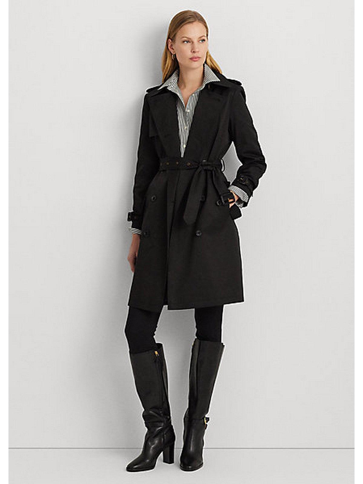 LAUREN RALPH LAUREN Trench Donna 297936856 001 Nero - Stilato