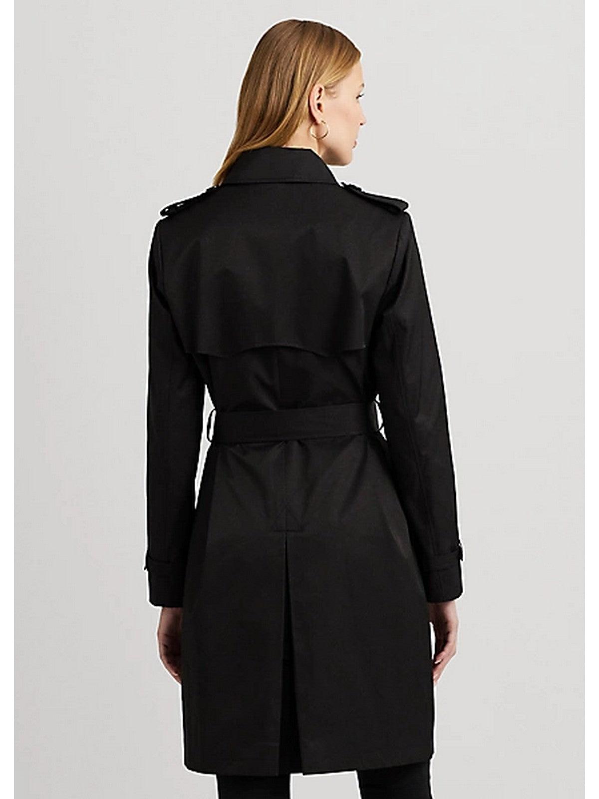 LAUREN RALPH LAUREN Trench Donna 297936856 001 Nero - Stilato