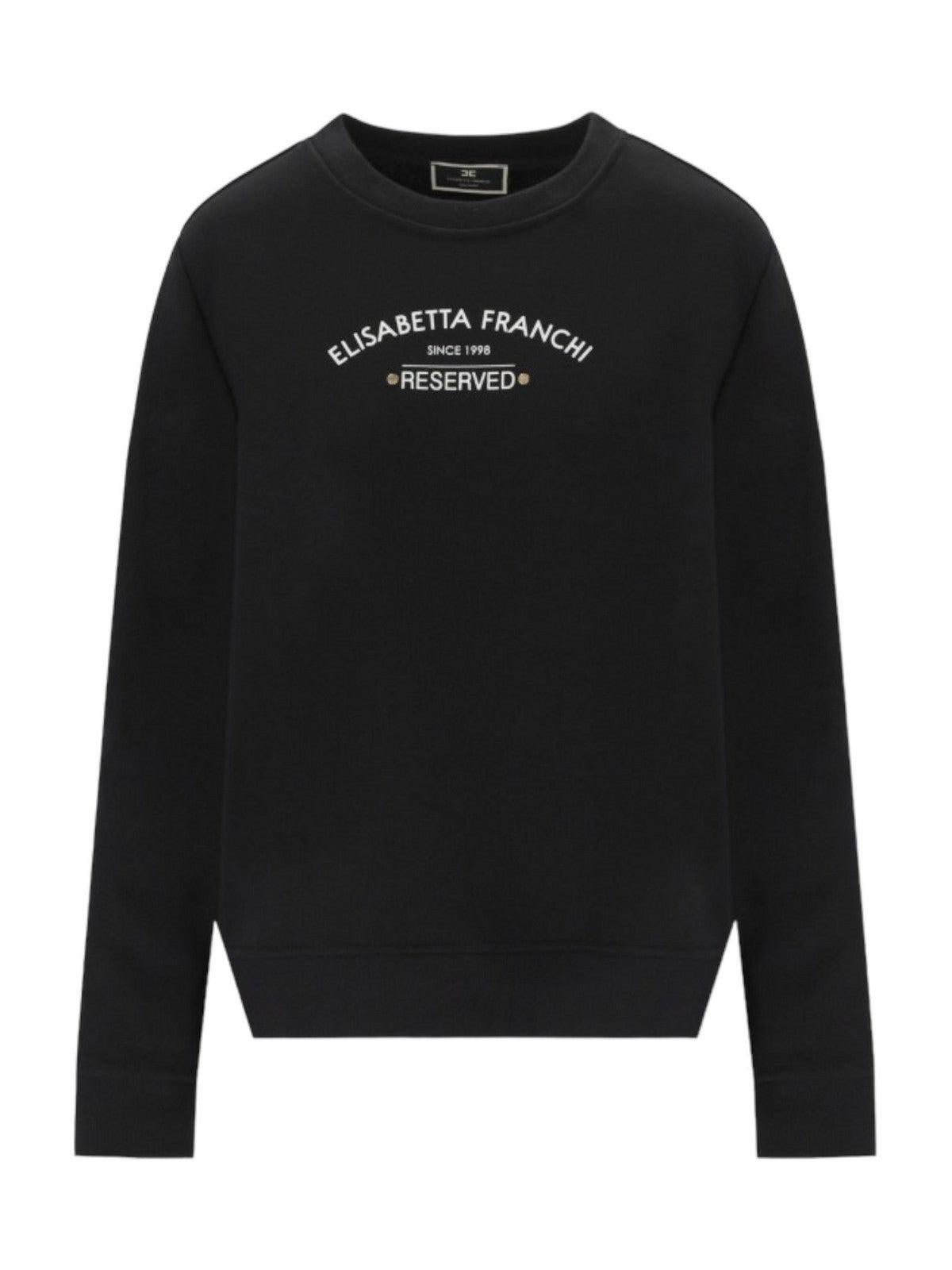 ELISABETTA FRANCHI Felpa Donna MD00241E2 110 Nero - Stilato