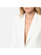 ELISABETTA FRANCHI Abito Donna TP00141E2 360 Avorio - Stilato