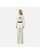 ELISABETTA FRANCHI Cardigan Donna MK06S41E2 193 Avorio - Stilato