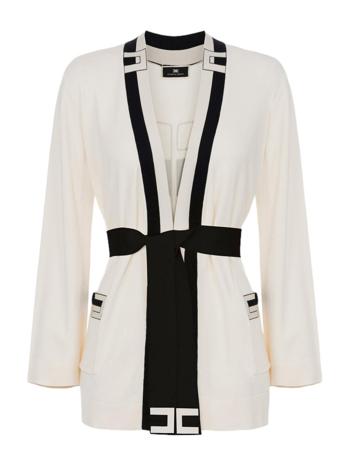 ELISABETTA FRANCHI Cardigan Donna MK06S41E2 193 Avorio - Stilato