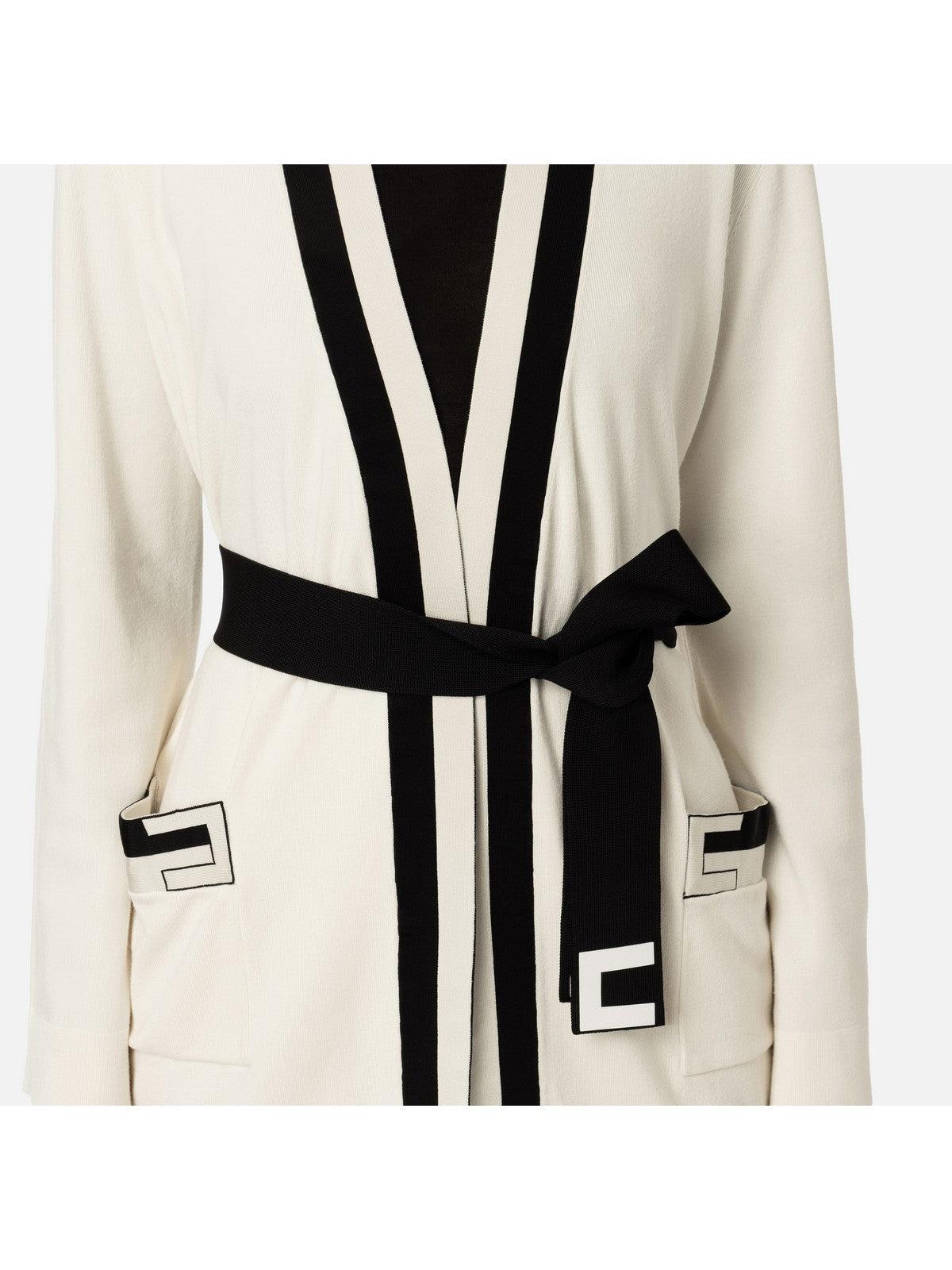 ELISABETTA FRANCHI Cardigan Donna MK06S41E2 193 Avorio - Stilato