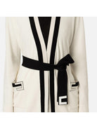 ELISABETTA FRANCHI Cardigan Donna MK06S41E2 193 Avorio - Stilato
