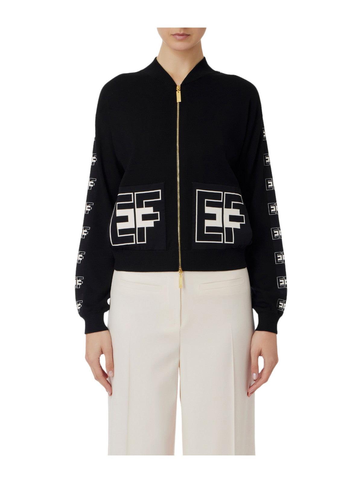 ELISABETTA FRANCHI Felpa Donna MK07S41E2 110 Nero - Stilato