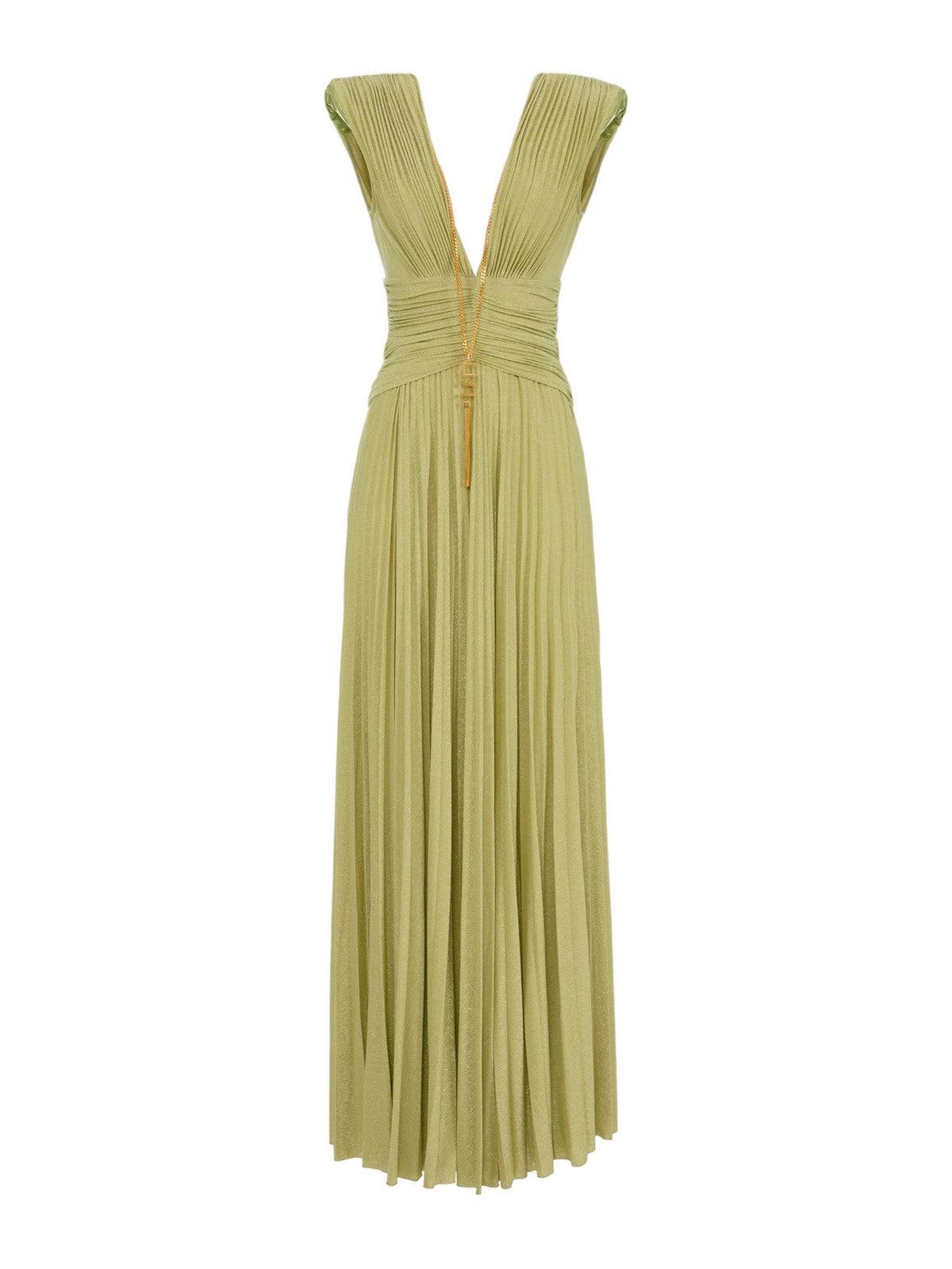 ELISABETTA FRANCHI Abito Donna AB56341E2 105 Verde - Stilato