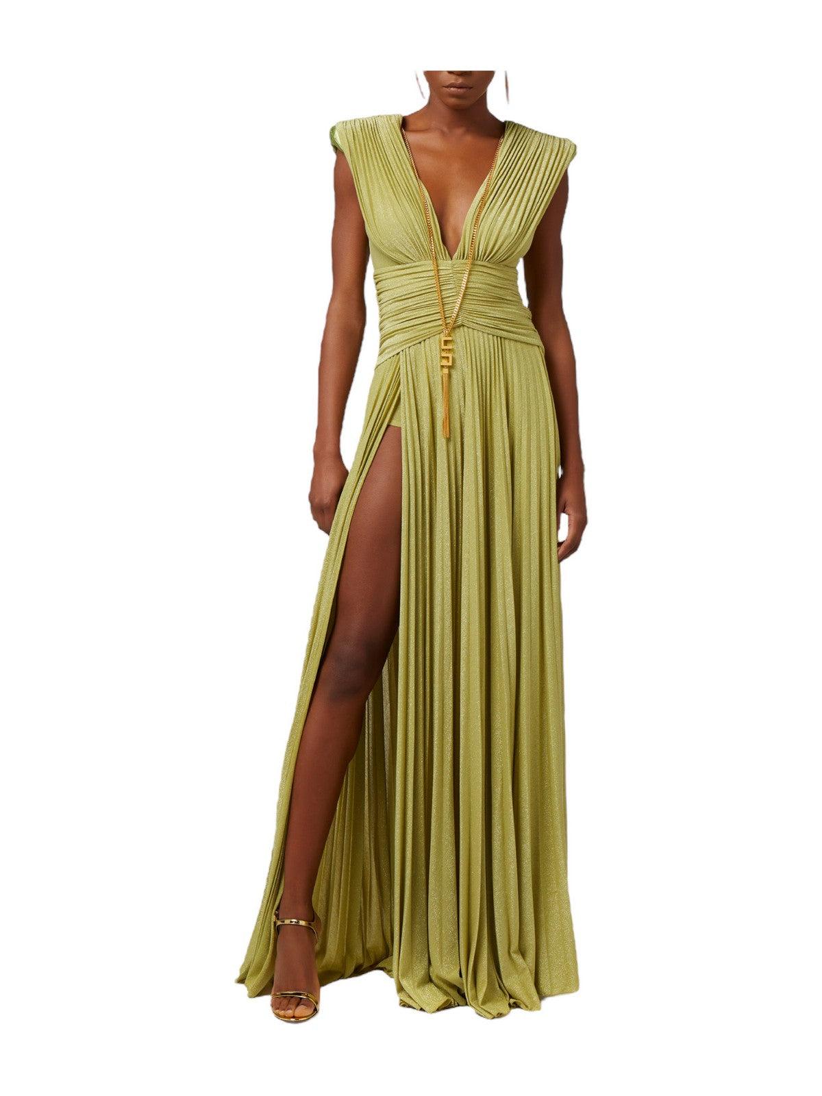ELISABETTA FRANCHI Abito Donna AB56341E2 105 Verde - Stilato