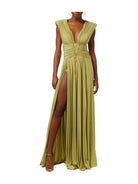 ELISABETTA FRANCHI Abito Donna AB56341E2 105 Verde - Stilato