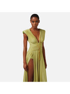 ELISABETTA FRANCHI Abito Donna AB56341E2 105 Verde - Stilato