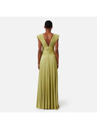 ELISABETTA FRANCHI Abito Donna AB56341E2 105 Verde - Stilato