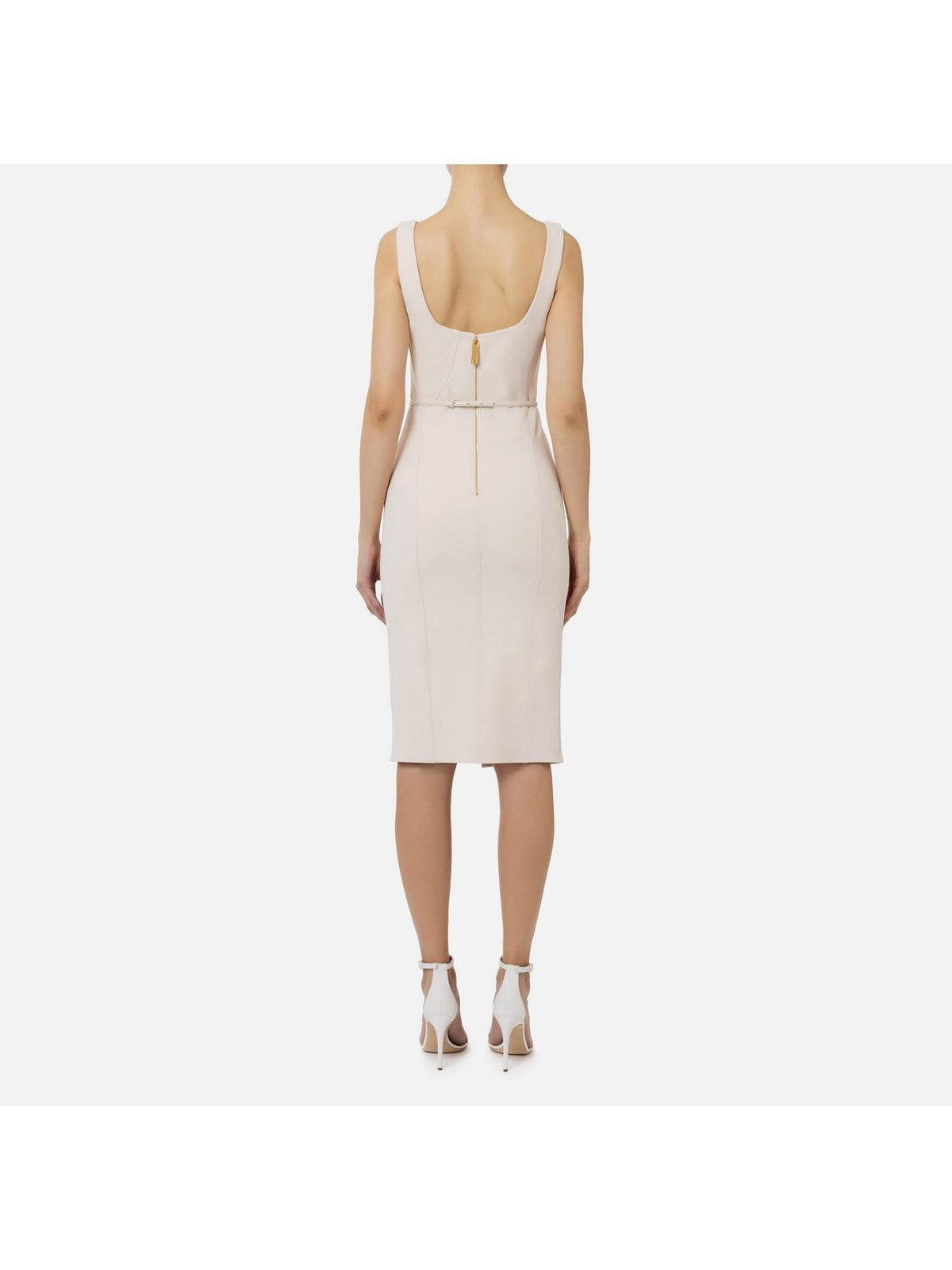 ELISABETTA FRANCHI Abito Donna AB53841E2 193 Avorio - Stilato