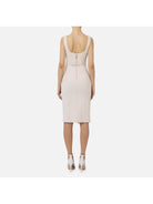 ELISABETTA FRANCHI Abito Donna AB53841E2 193 Avorio - Stilato