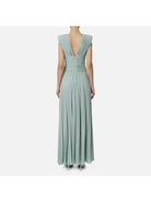 ELISABETTA FRANCHI Abito Donna AB56341E2 BV9 Verde - Stilato
