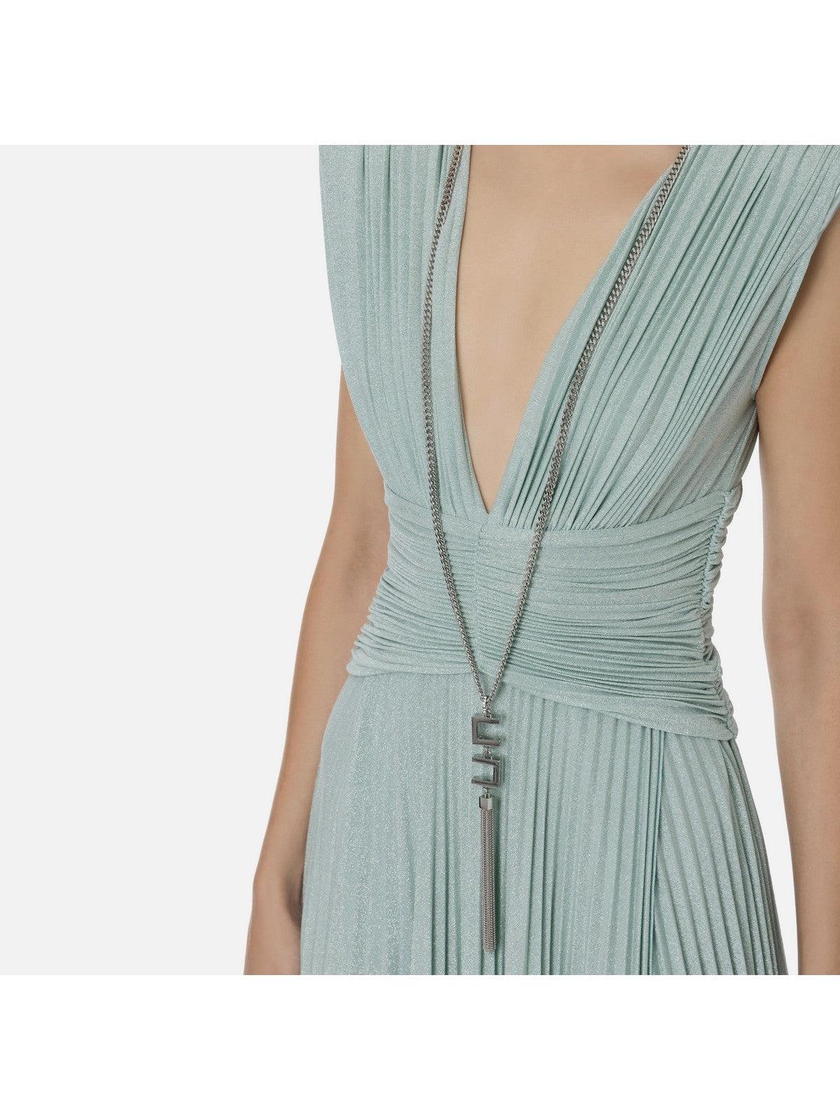ELISABETTA FRANCHI Abito Donna AB56341E2 BV9 Verde - Stilato