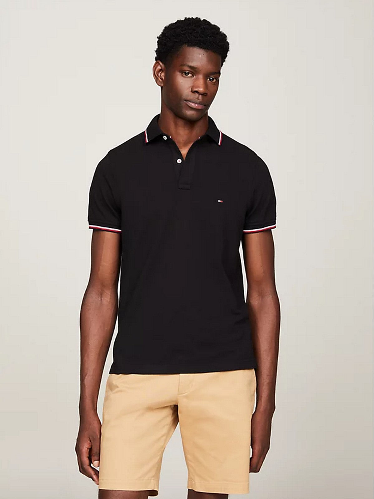TOMMY HILFIGER T-Shirt e Polo Uomo MW0MW13080 BDS Nero - Stilato