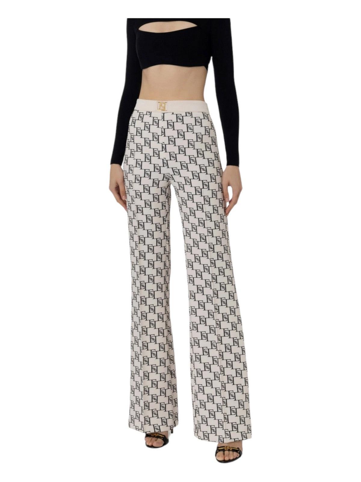ELISABETTA FRANCHI Pantalone Donna PAS1541E2 E84 Avorio - Stilato
