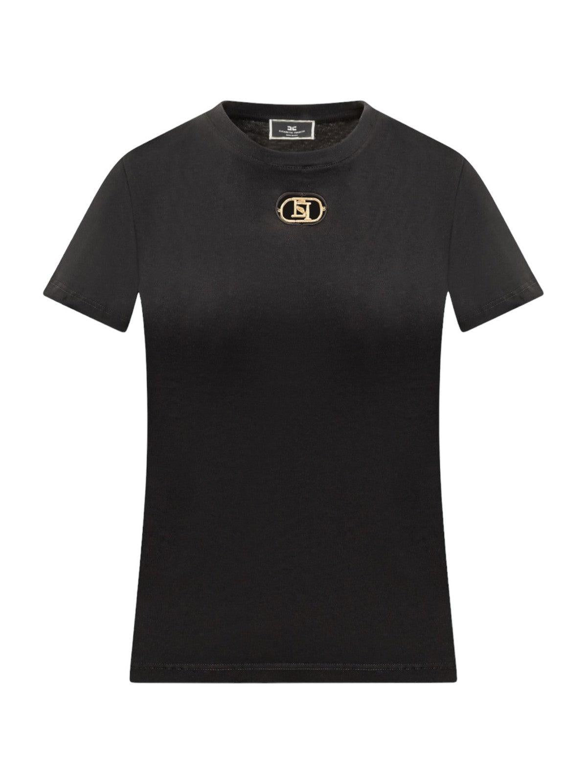 ELISABETTA FRANCHI T-Shirt e Polo Donna MA52N41E2 110 Nero - Stilato