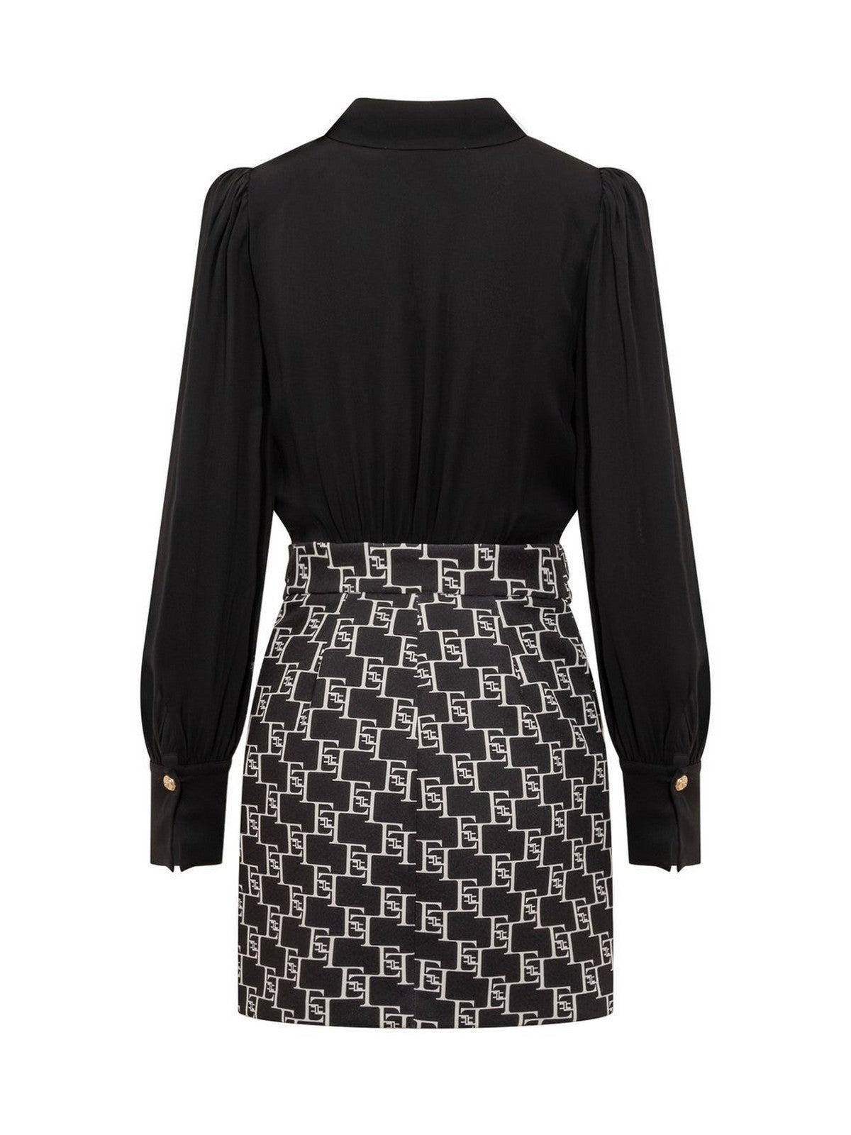 ELISABETTA FRANCHI Abito Donna AB50941E2 685 Nero - Stilato