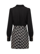 ELISABETTA FRANCHI Abito Donna AB50941E2 685 Nero - Stilato