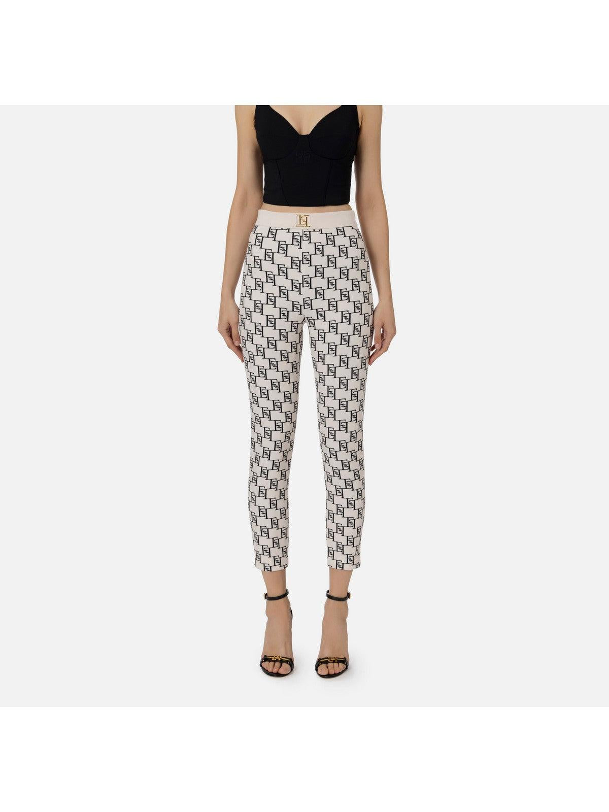 ELISABETTA FRANCHI Pantalone Donna PAS1441E2 E84 Avorio - Stilato