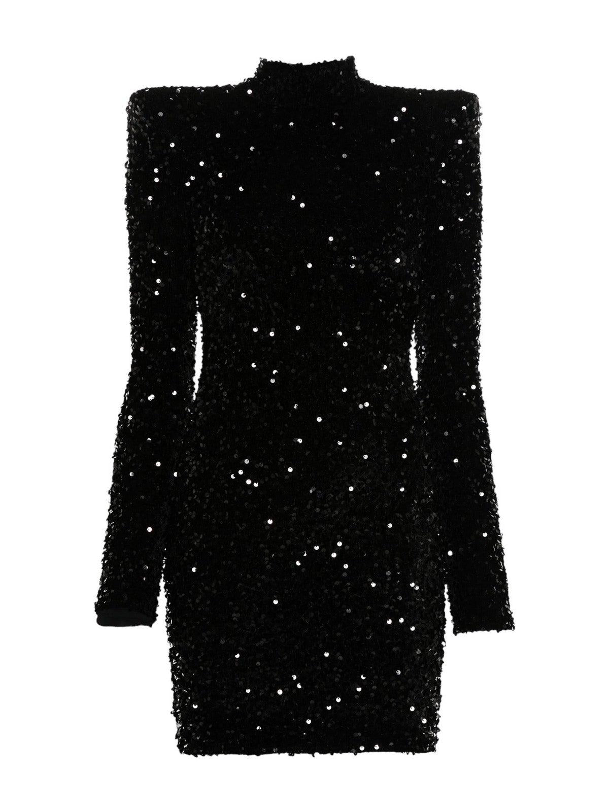 ELISABETTA FRANCHI Abito Donna AB55842E2 110 Nero - Stilato