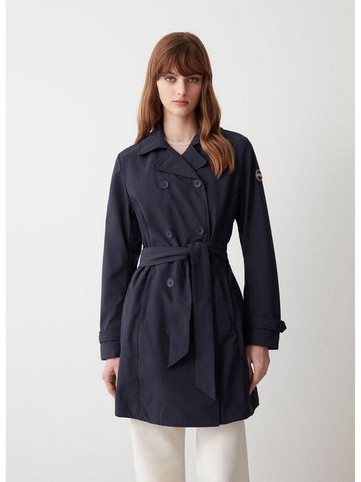 トレンチコート COLMAR Women Trench Coats 1900 6WV68 Blue Colmar Trench Coat Blue - Women's | Zedstore