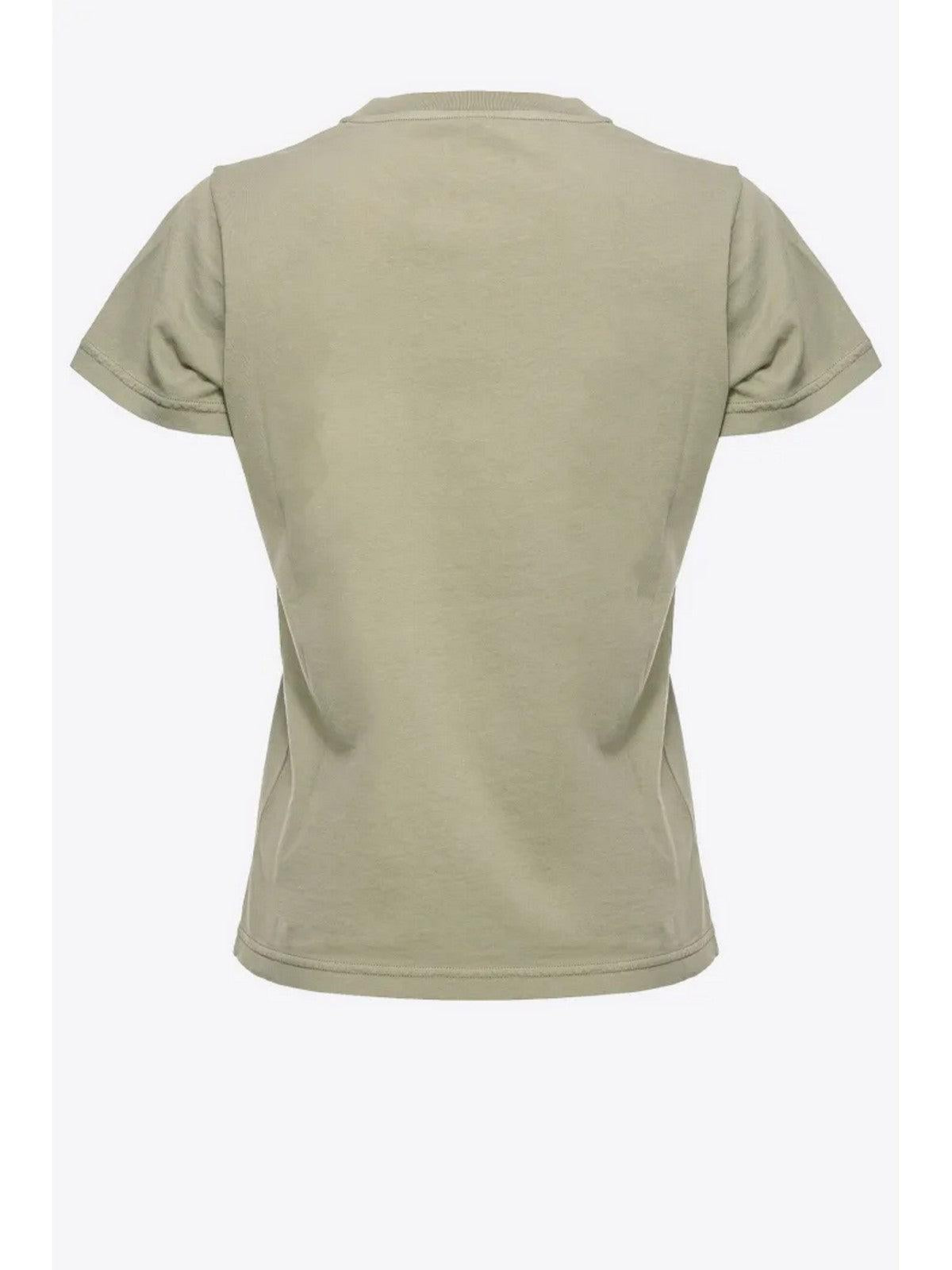 PINKO T-Shirt e Polo Donna Basico 100373-A1N8 U84 Verde - Stilato