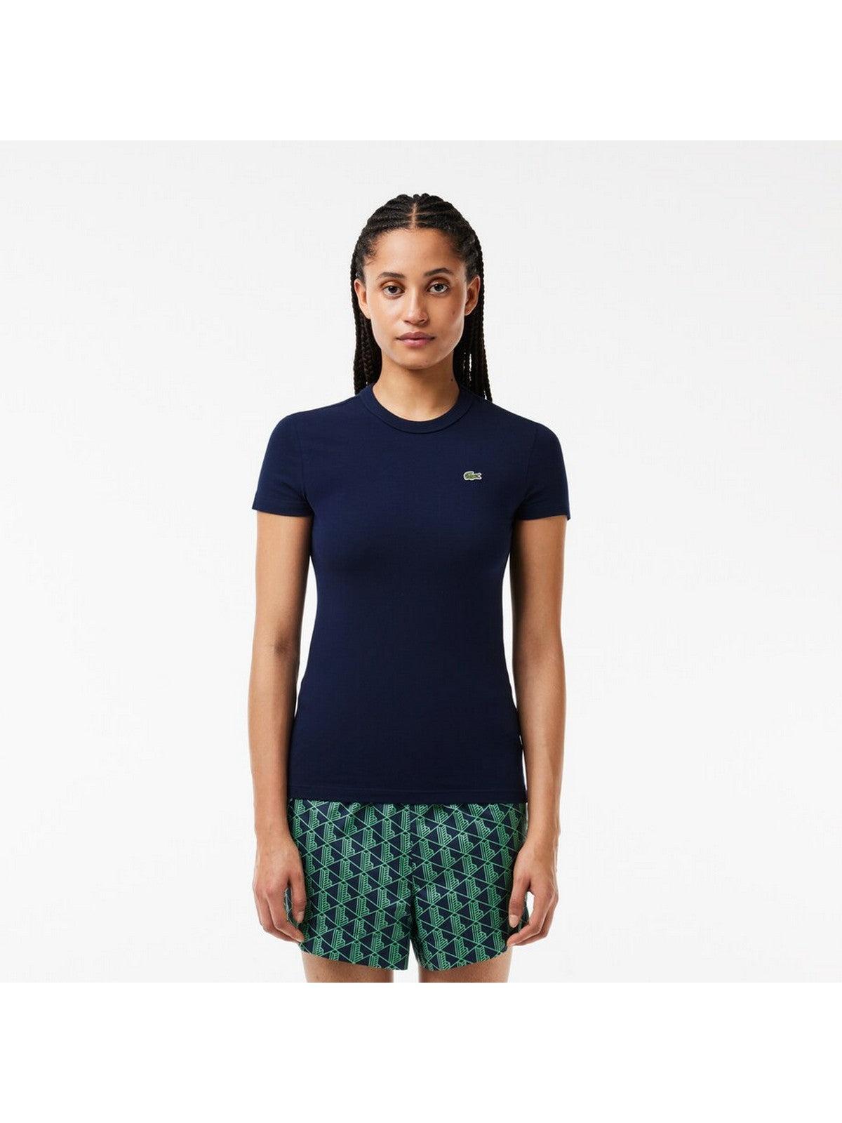 LACOSTE T-Shirt e Polo Donna TF7218 166 Blu - Stilato