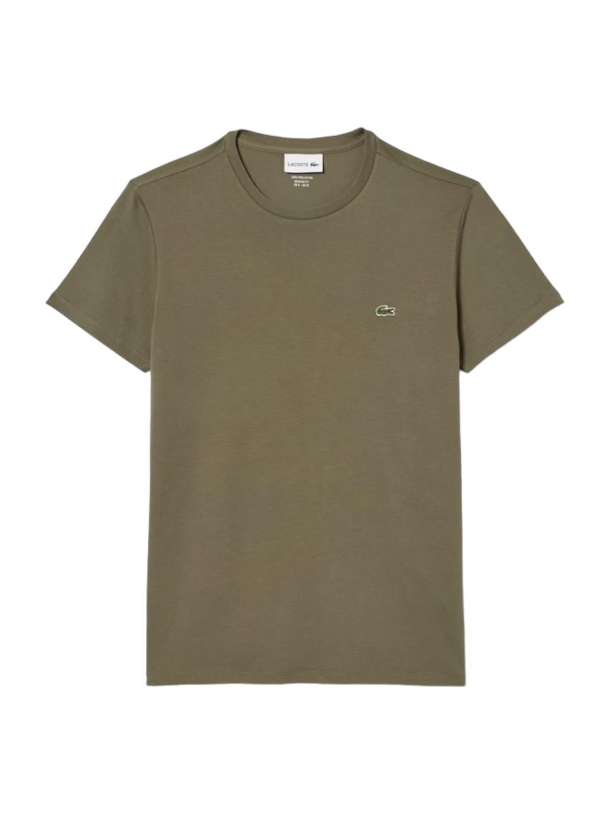 LACOSTE T-Shirt e Polo Uomo TH6709 316 Verde - Stilato