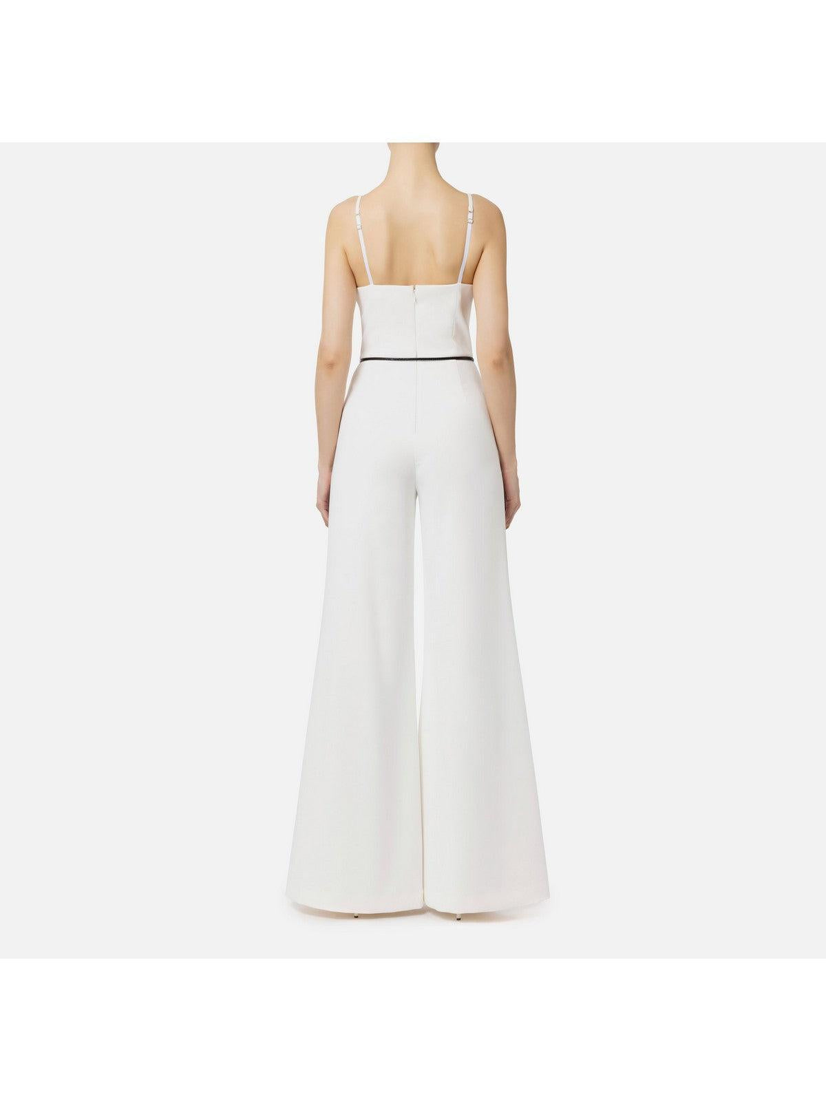 ELISABETTA FRANCHI Women s Jumpsuit TU02942E2 360 Ivory Stilato